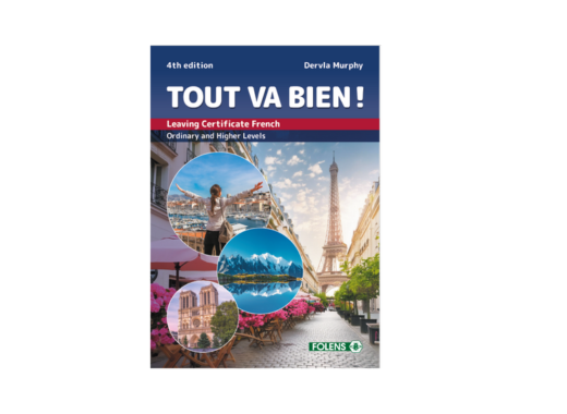 Tout va Bien! Leaving Certificate French textbook cover with Eiffel Tower and scenic France images