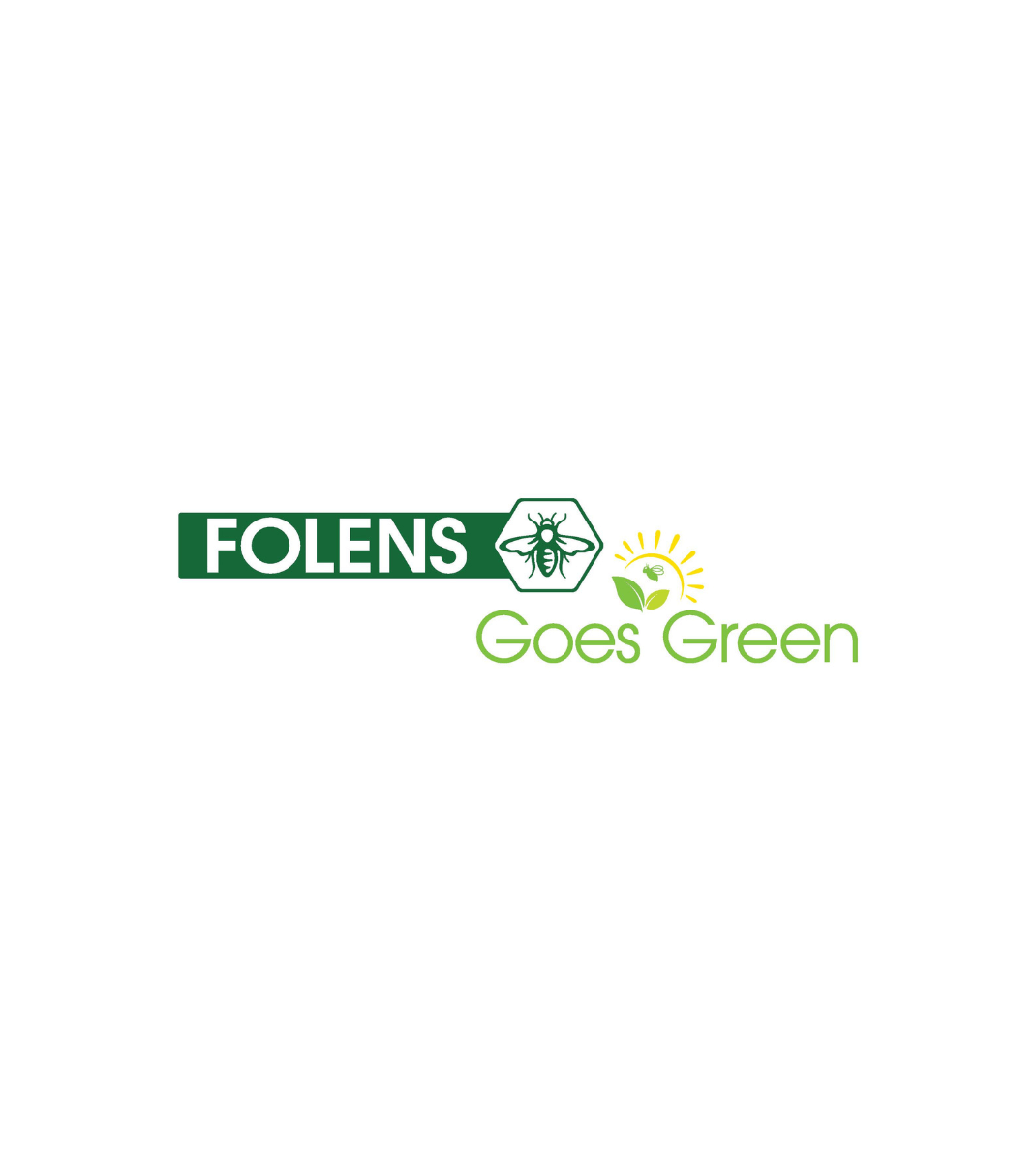 Folens Goes Green logo