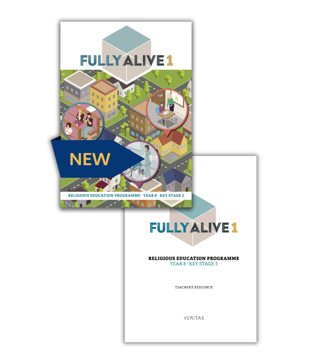 Fully Alive 1 Religious Education Programme with new textbook and teacher’s resource covers
