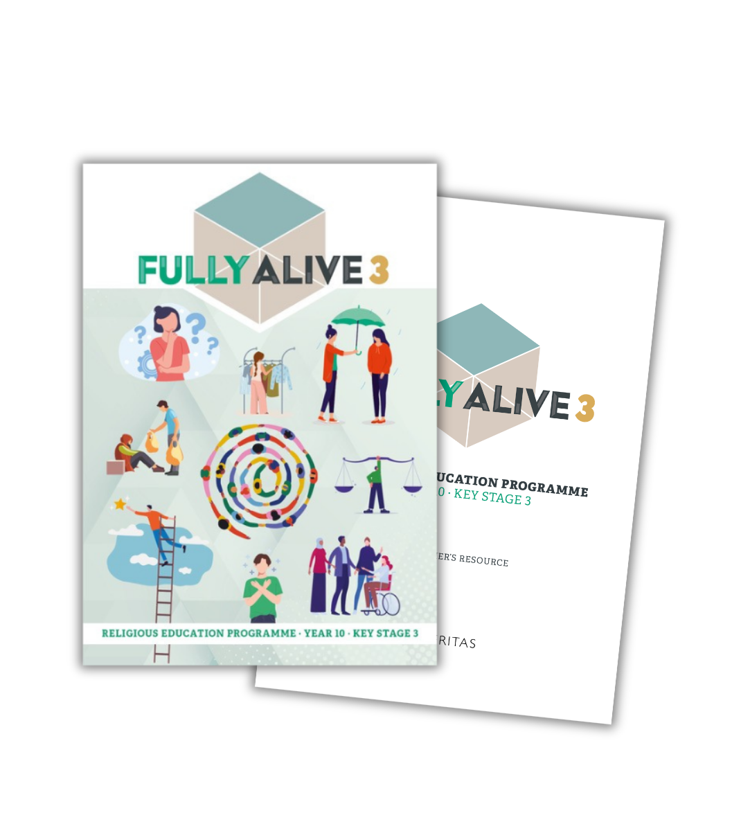 Fully Alive 3 Religious Education Programme with new textbook and teacher’s resource covers

