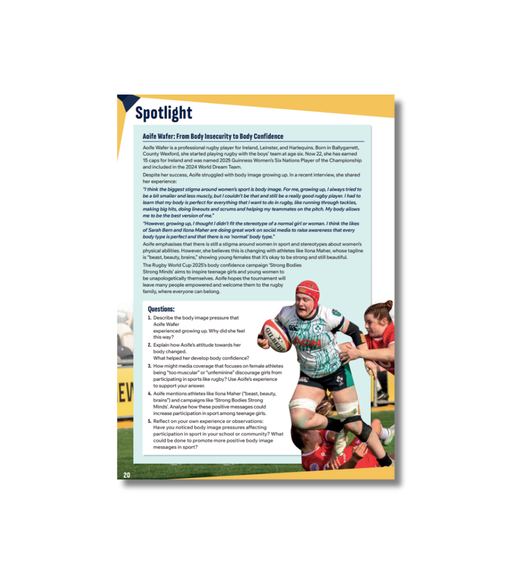 MOMENTUM PE Leaving Cert Textbook Spotlight Learning Features