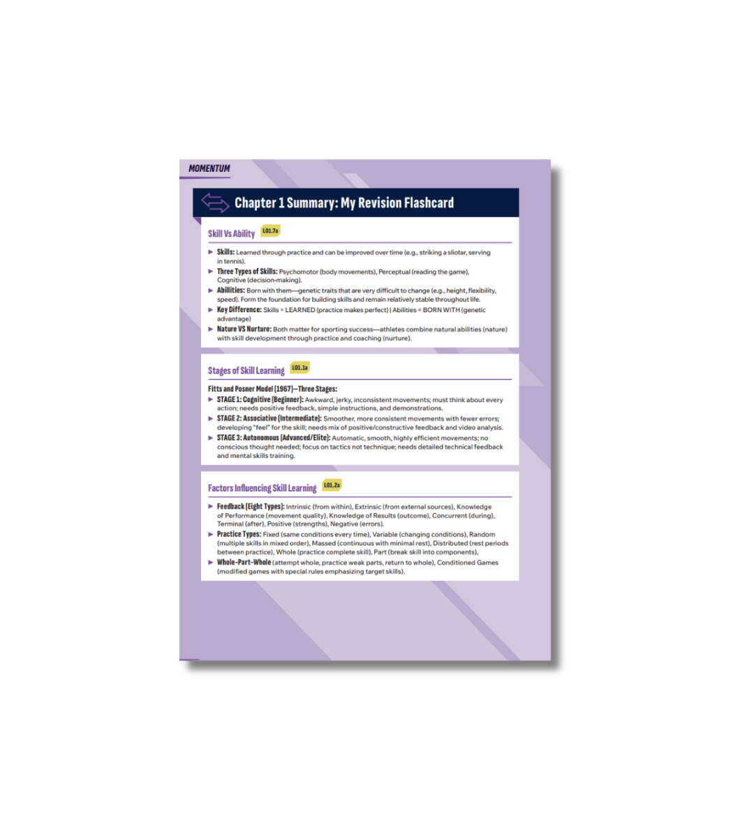 MONENTUM Leaving Cert PE Sample Chapter