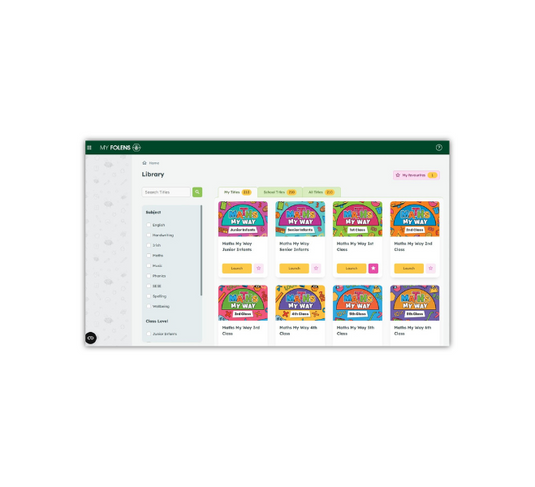MY FOLENS Library | Digital Classroom Platform – Folens: Primary & Post ...