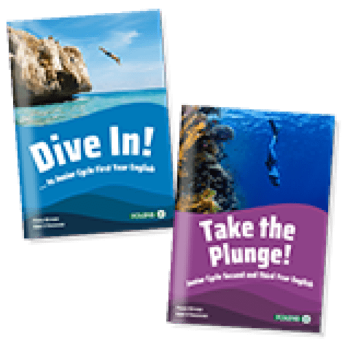 Dive In and Take the Plunge! JC English textbook Covers - Combined