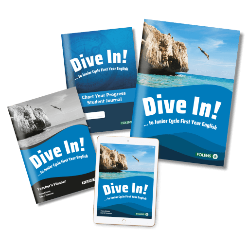 Dive in for Junior Cycle English from Folens schools books