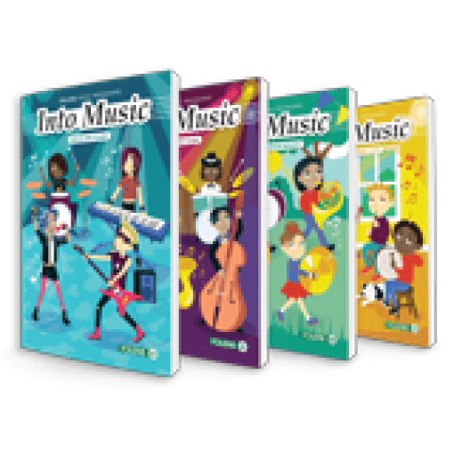 Into Music | Primary Music programme book covers Junior Infants - 6th Class Folens