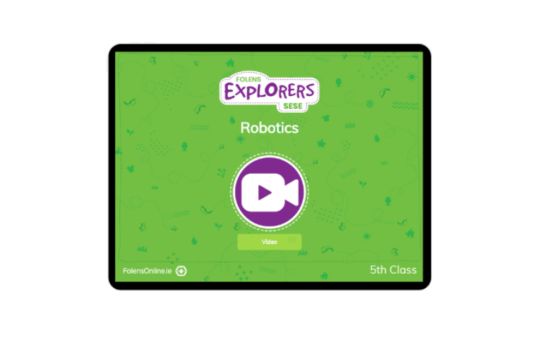Explorers video on iPad